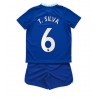 Chelsea Thiago Silva #6 Hjemmedraktsett Barn 2022-23 Kortermet (+ korte bukser)
